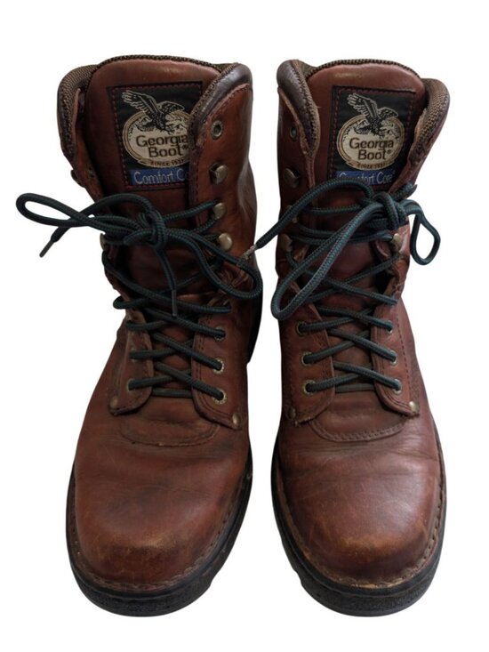 Georgia Boot Mens 8 M Eagle Light Work Boots G8083 Russet Wildwood Leather main image 12